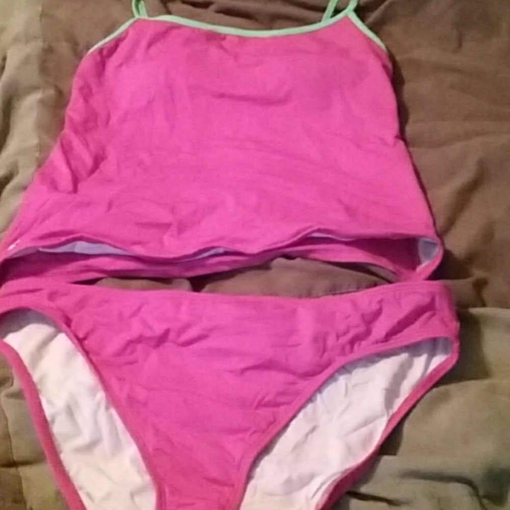 Ralph Lauren 3 piece swim suit, pink